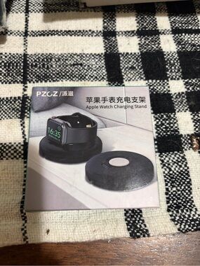 Black Apple Watch Charging Stand